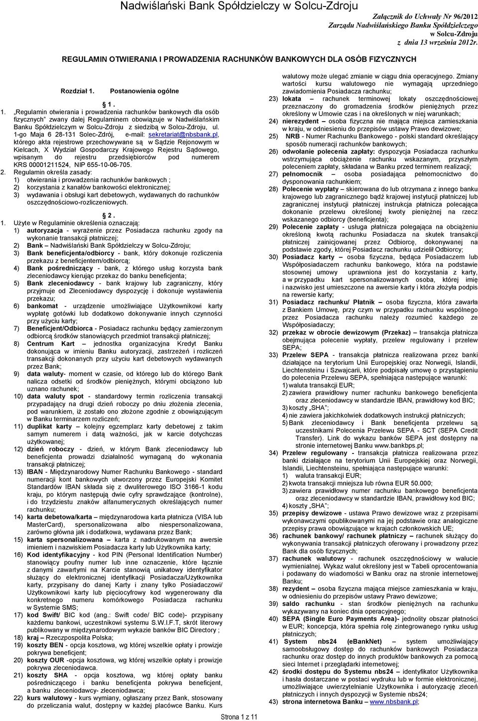 Postanowienia ogólne 1.