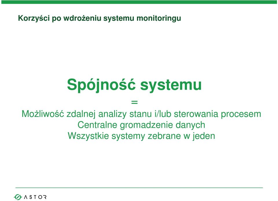 stanu i/lub sterowania procesem Centralne