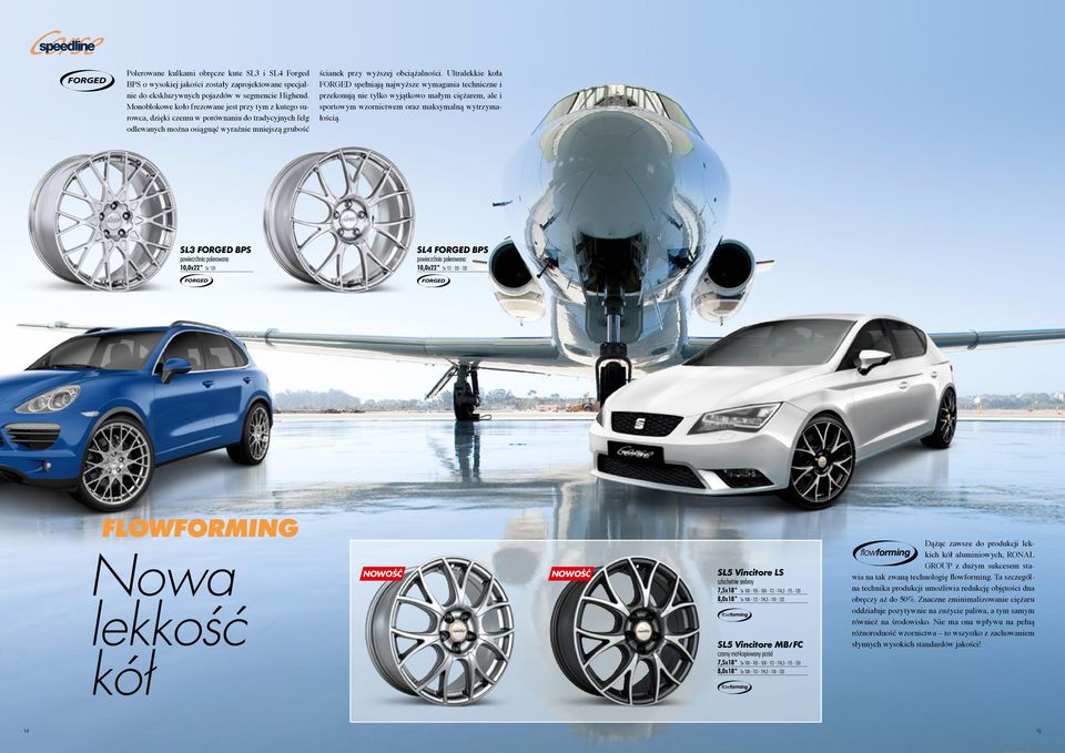 Ultralekkie koła FORGED spełniają najwyższe wymagania techniczne i przekonują nie tylko wyjątkowo małym ciężarem, ale i sportowym wzornictwem oraz maksymalną wytrzymałością.