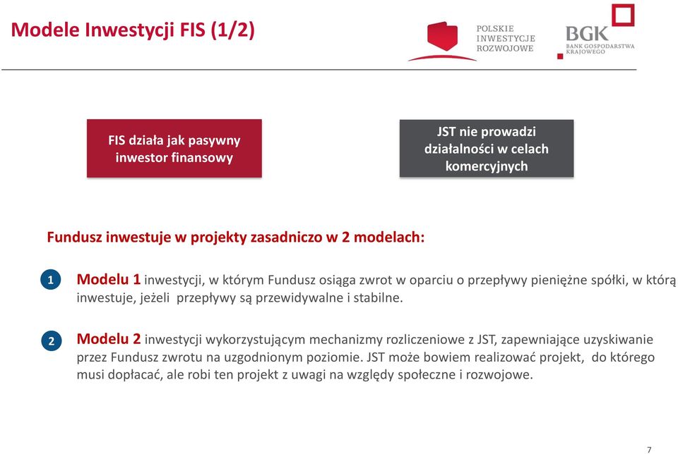 przepływy są przewidywalne i stabilne.