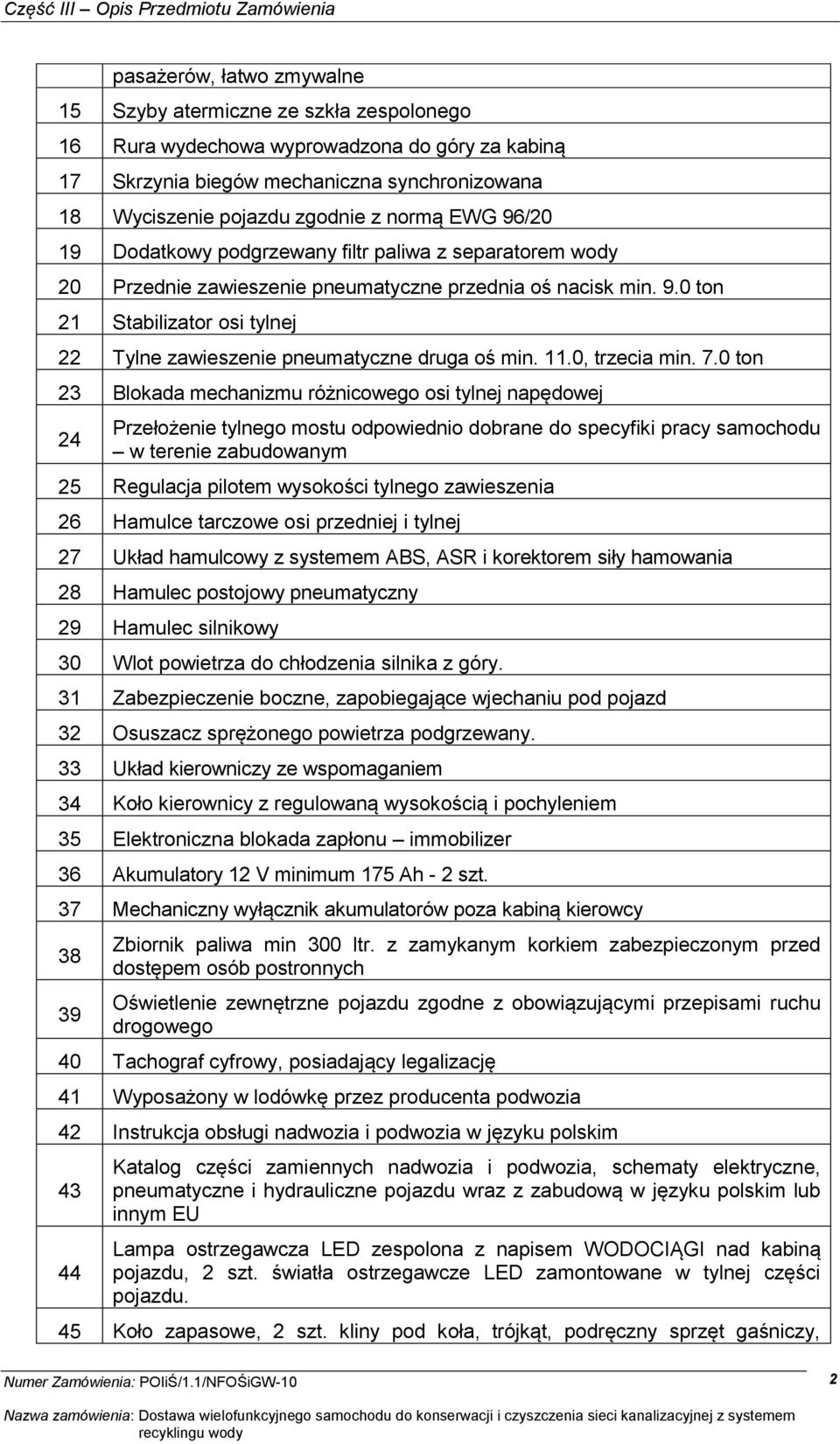 11.0, trzecia min. 7.