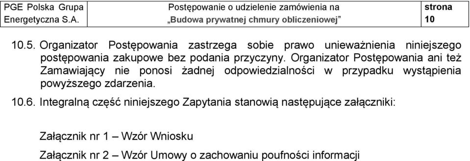 podania przyczyny.