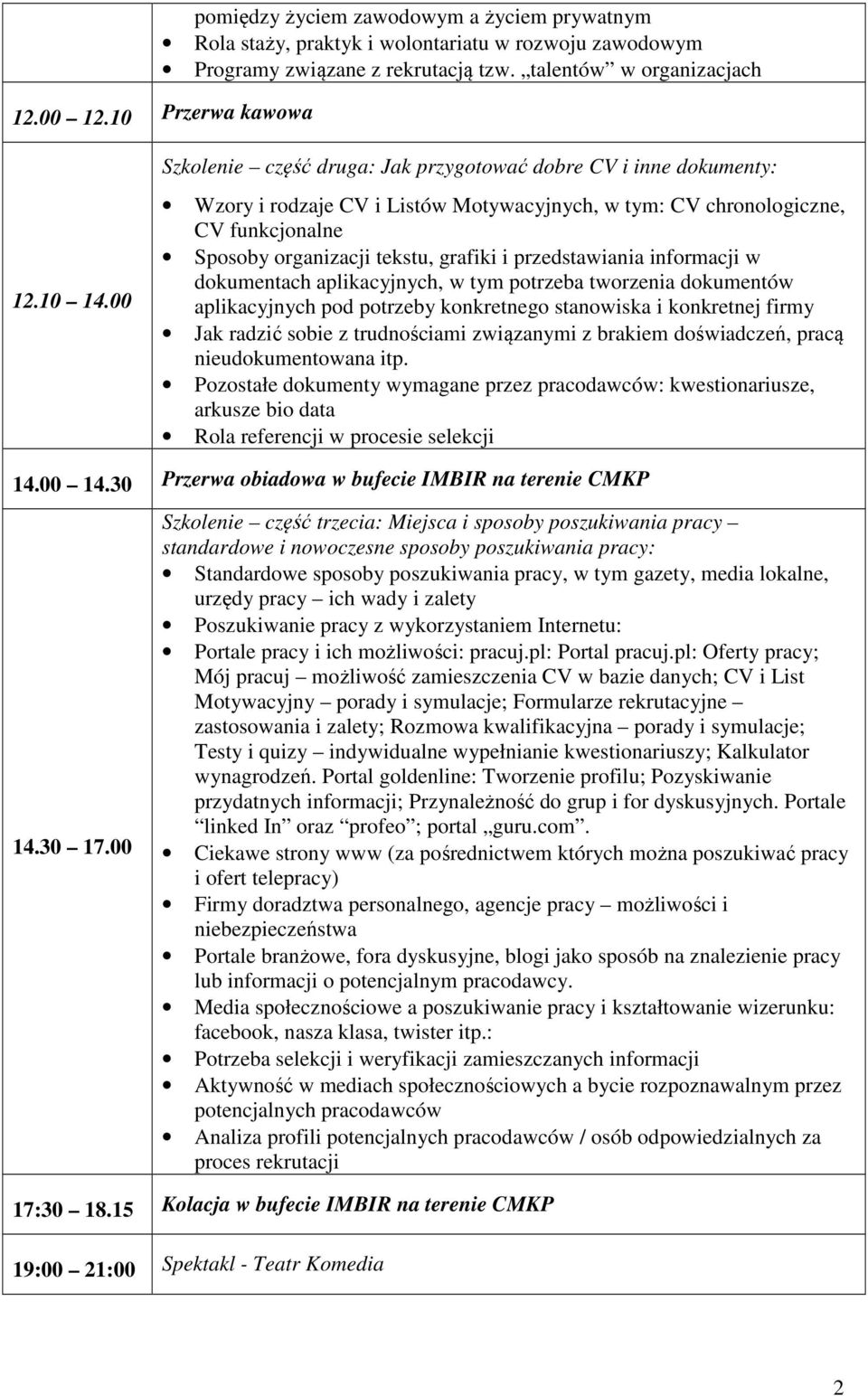 przedstawiania informacji w dokumentach aplikacyjnych, w tym potrzeba tworzenia dokumentów aplikacyjnych pod potrzeby konkretnego stanowiska i konkretnej firmy Jak radzić sobie z trudnościami