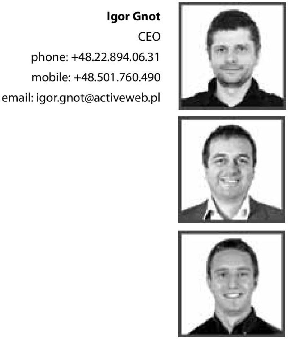 31 mobile: +48.501.760.