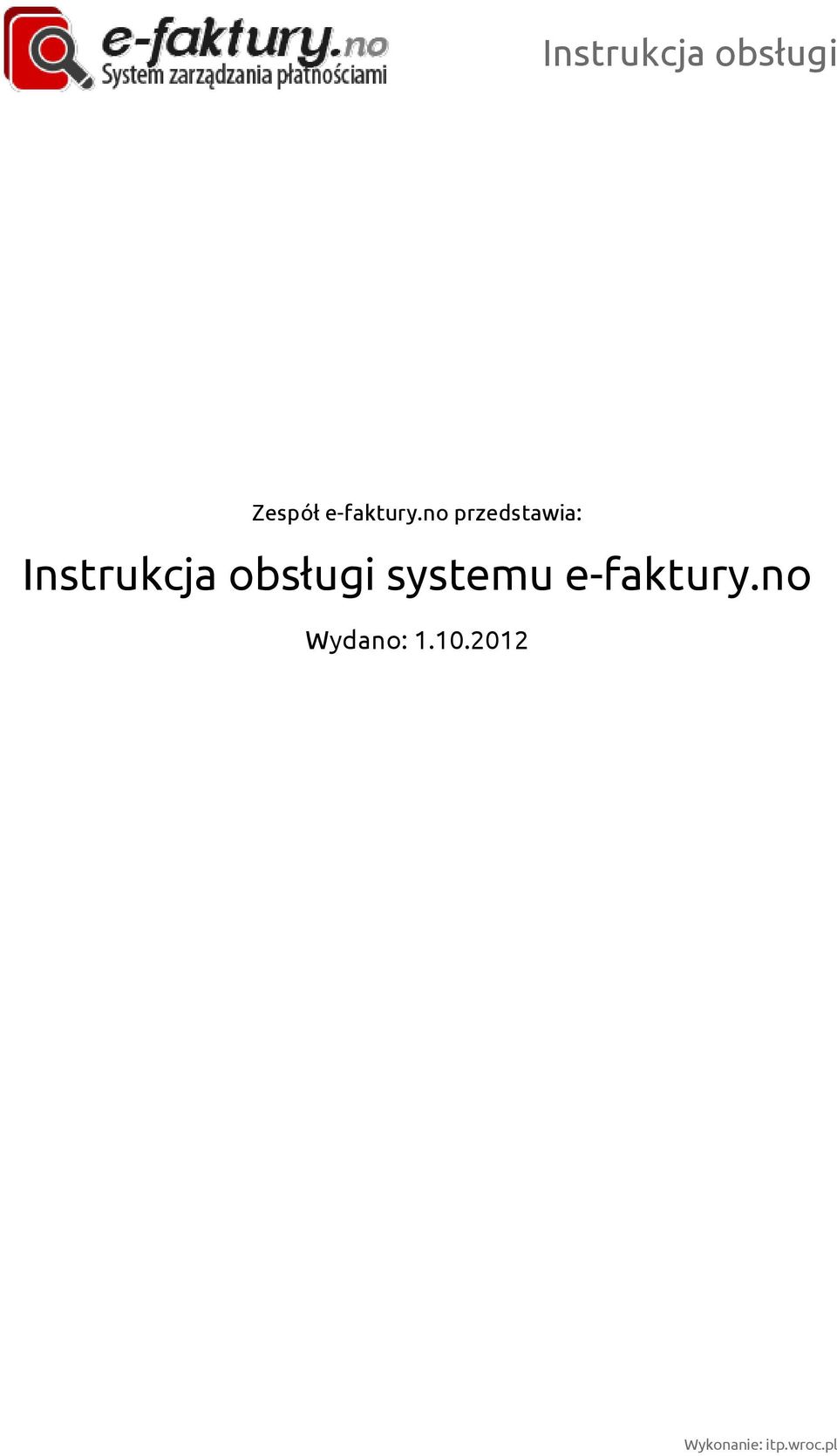 Instrukcja obsługi