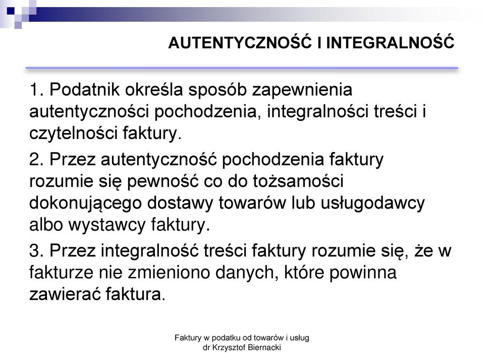 faktury. 2.