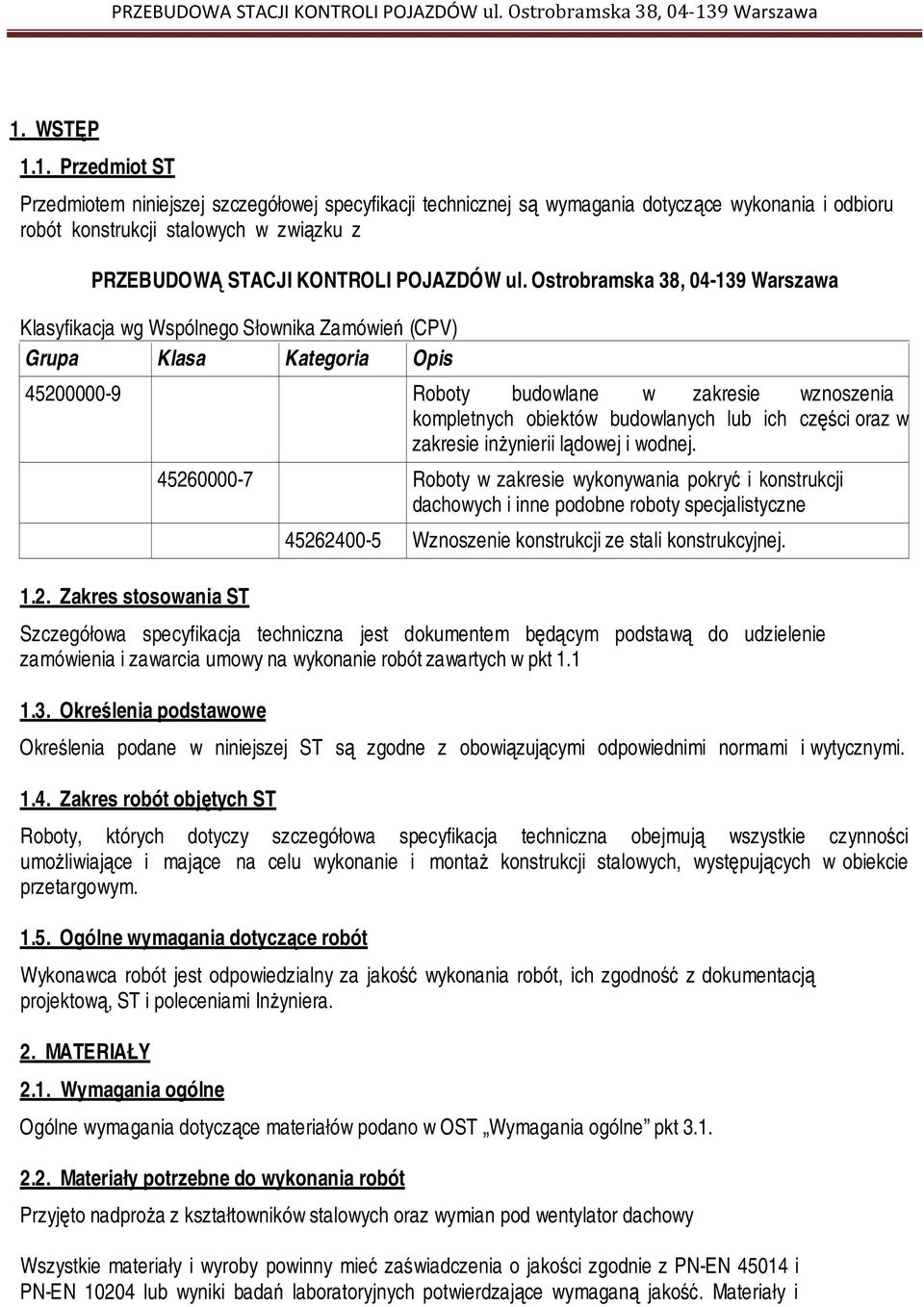 ich części oraz w zakresie inżynierii lądowej i wodnej. 1.2.