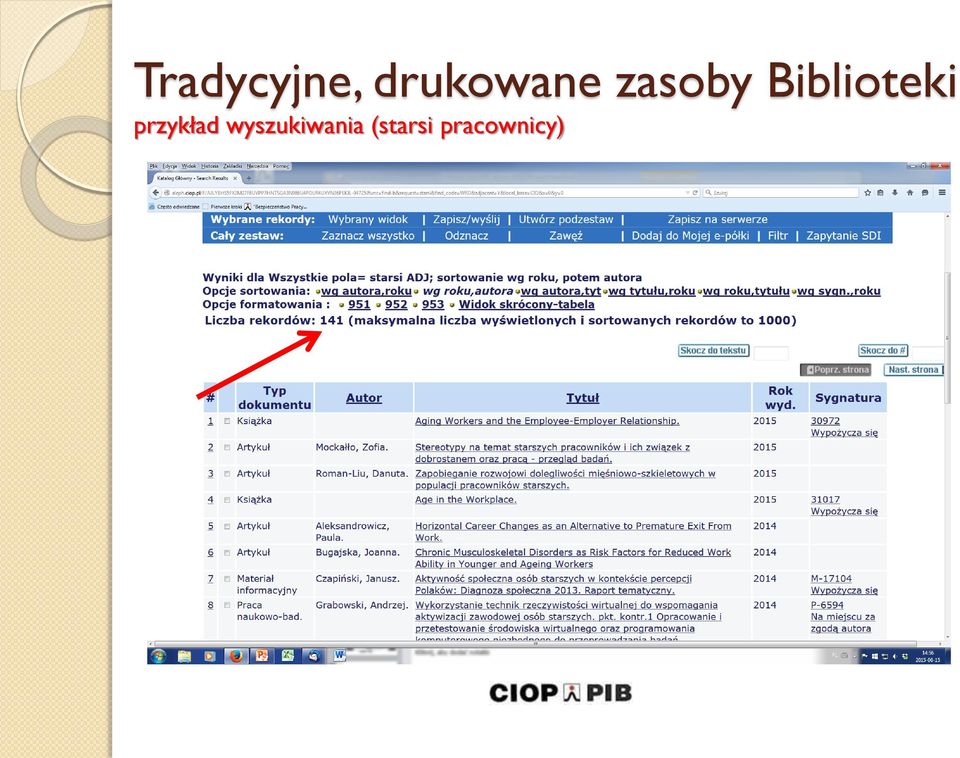 Biblioteki przykład