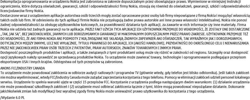 licencjodawców firmy Nokia.