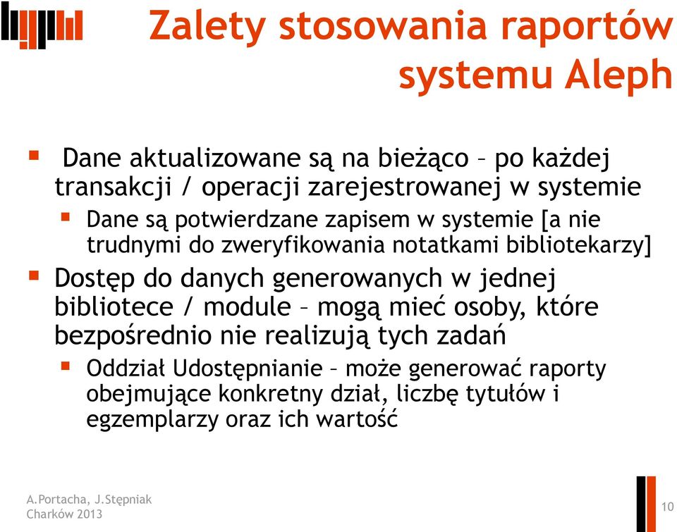 bibliotekarzy] Dostęp do danych generowanych w jednej bibliotece / module mogą mieć osoby, które bezpośrednio nie