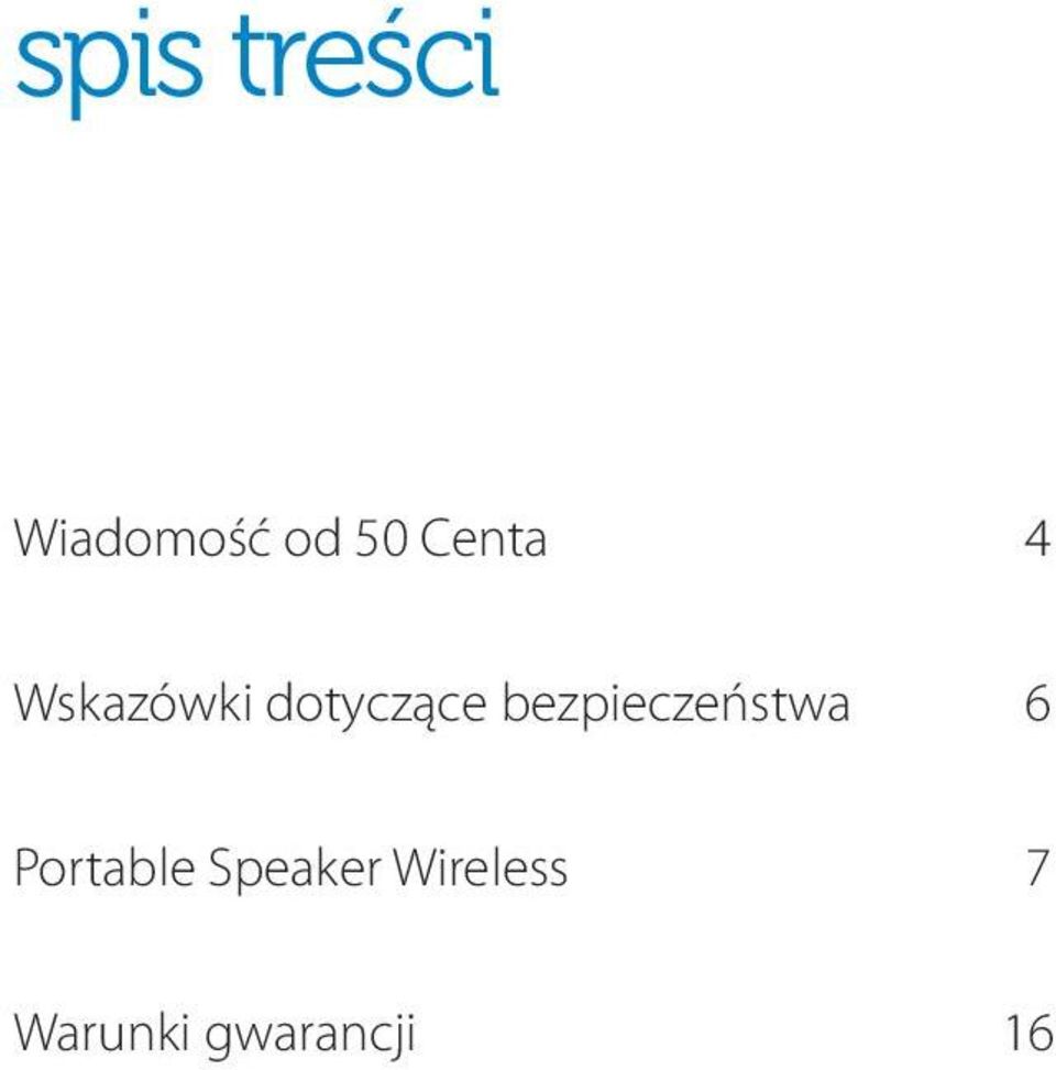 bezpieczeństwa 6 Portable