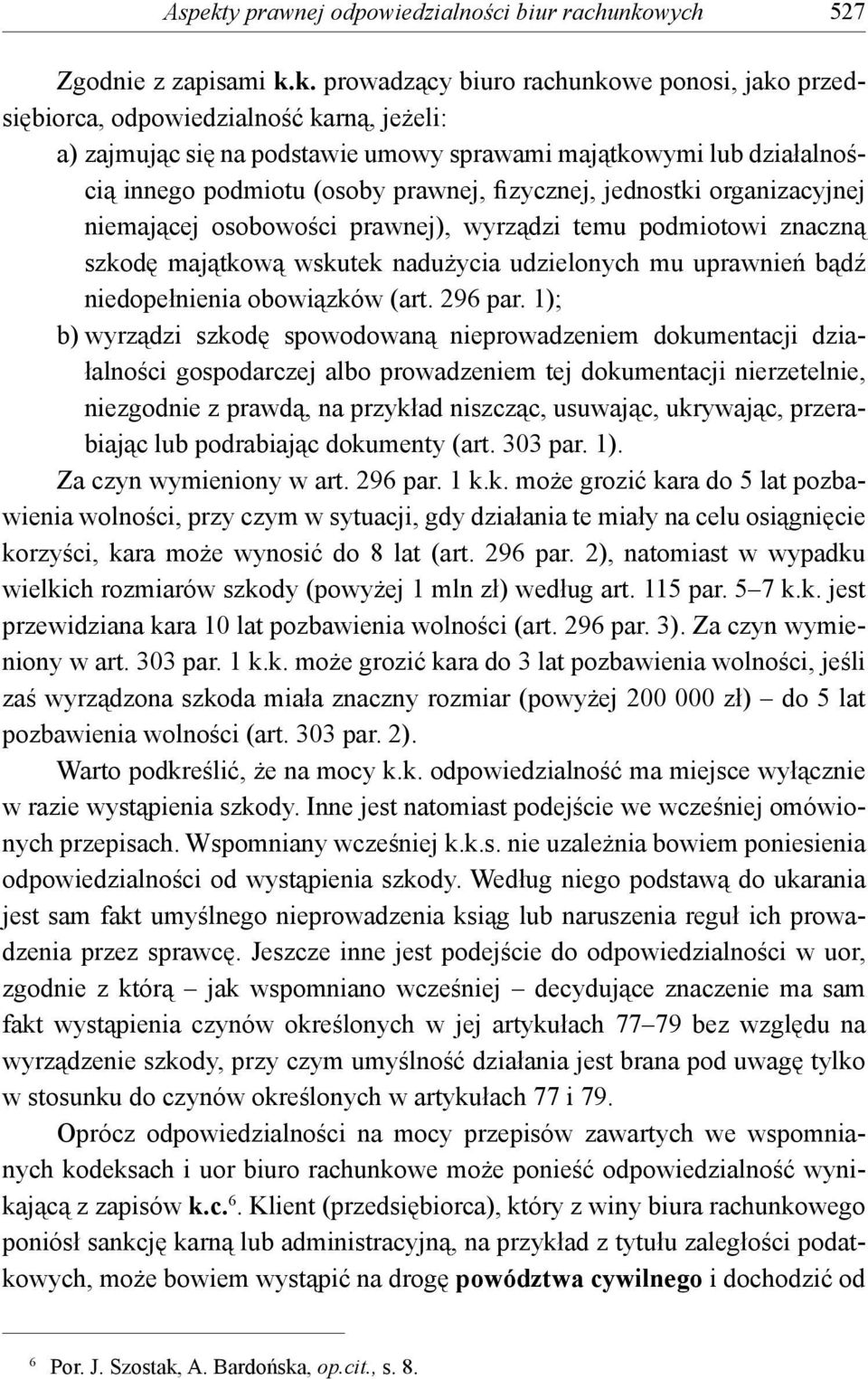 wych 527 Zgodnie z zapisami k.