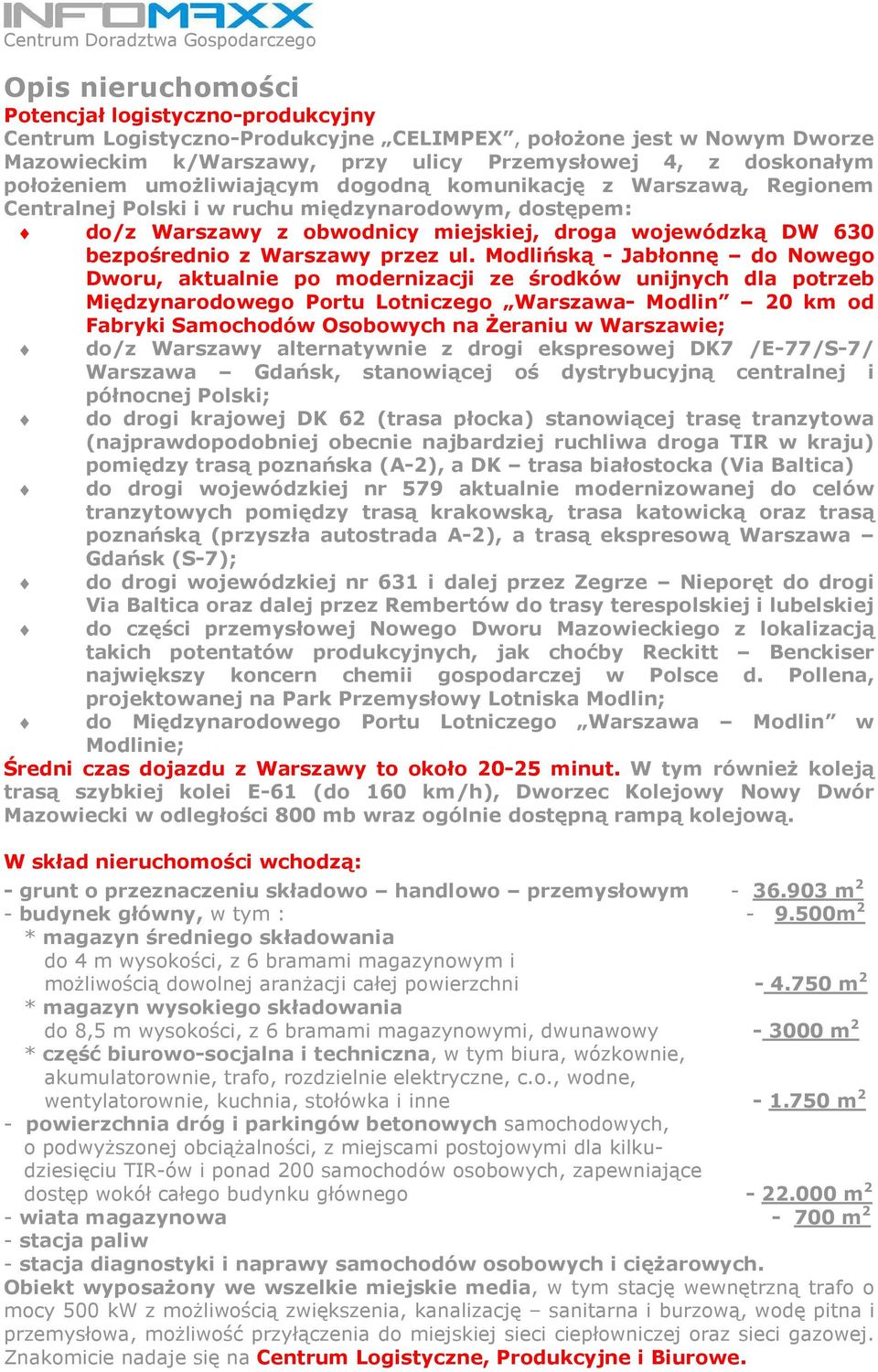 przez ul.