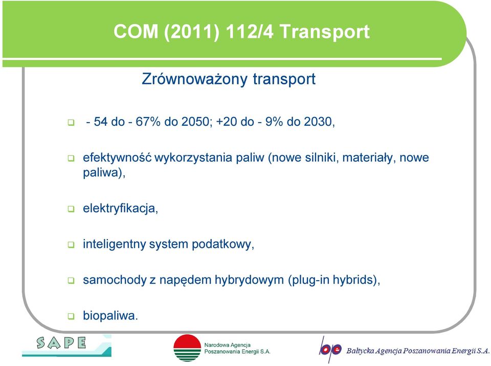 silniki, materiały, nowe paliwa), elektryfikacja, inteligentny