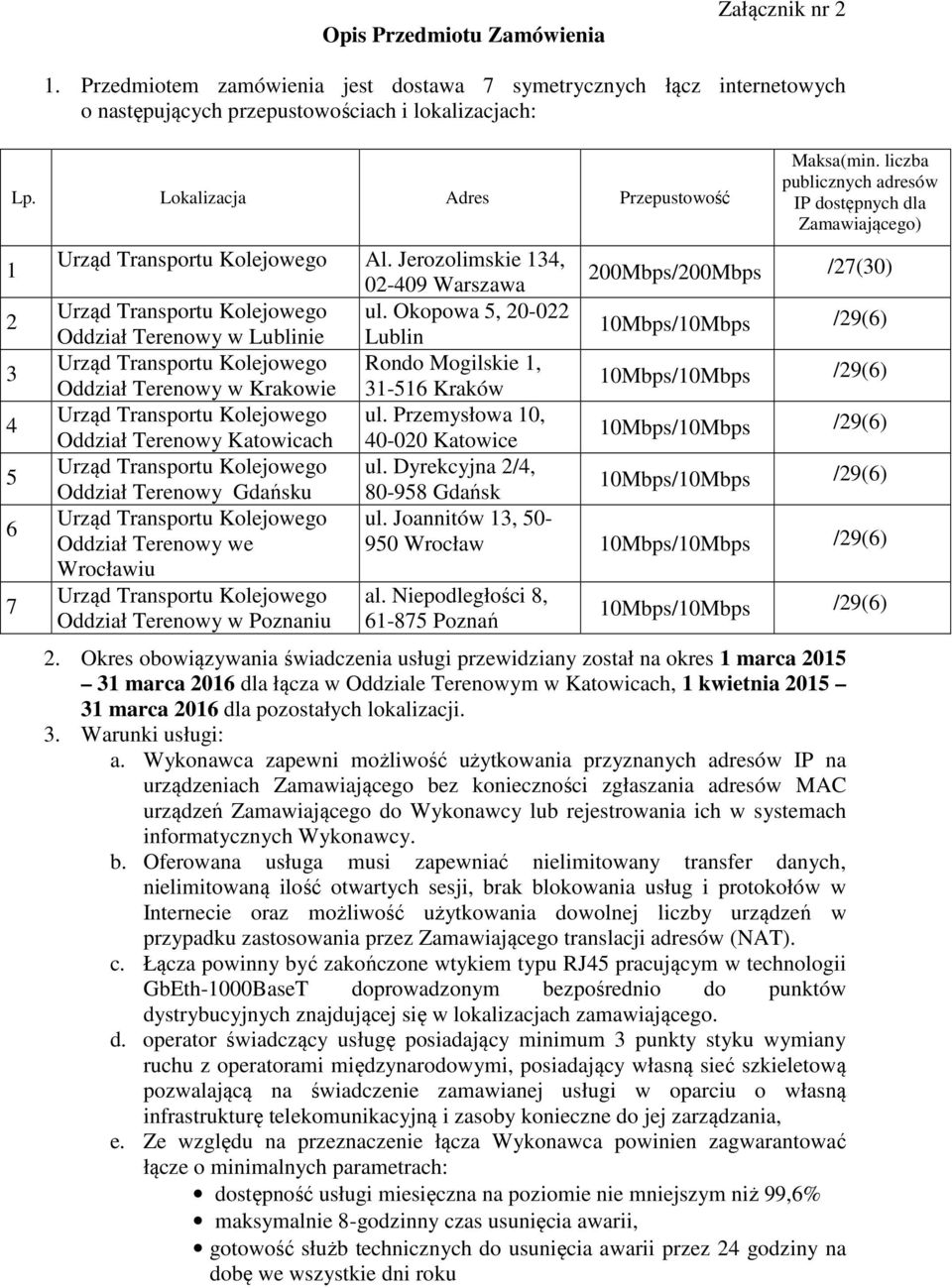 Okopowa 5, 20-022 Oddział Terenowy w Lublinie Lublin Rondo Mogilskie 1, Oddział Terenowy w Krakowie 31-516 Kraków ul. Przemysłowa 10, Oddział Terenowy Katowicach 40-020 Katowice ul.