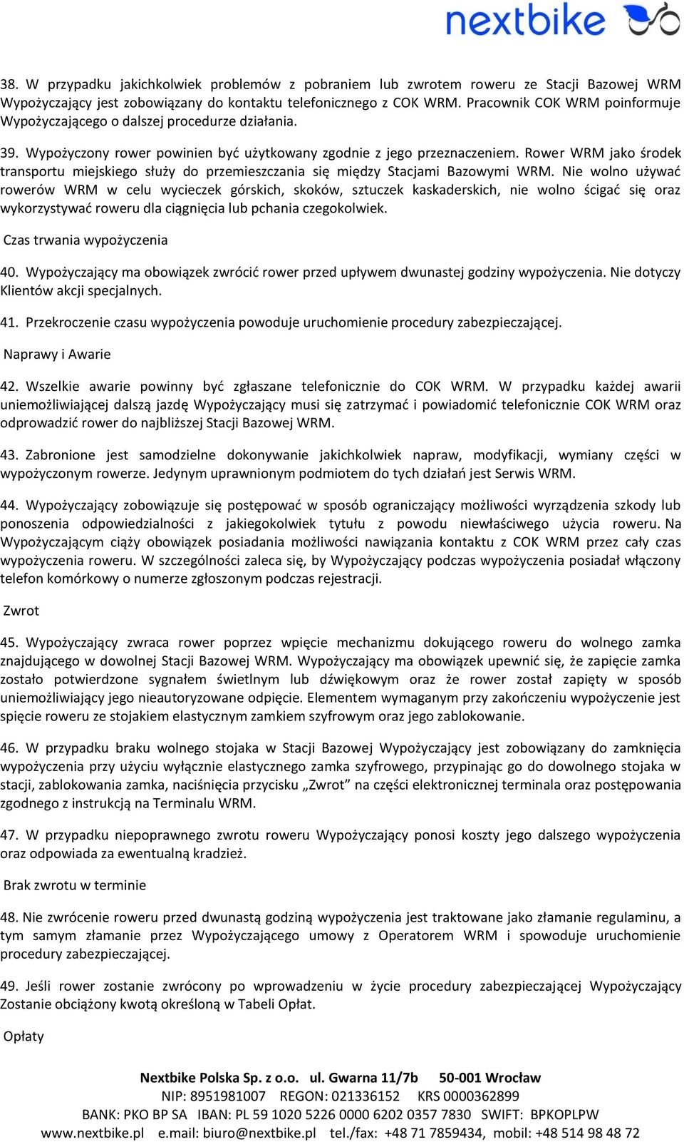 Rower WRM jako środek transportu miejskiego służy do przemieszczania się między Stacjami Bazowymi WRM.