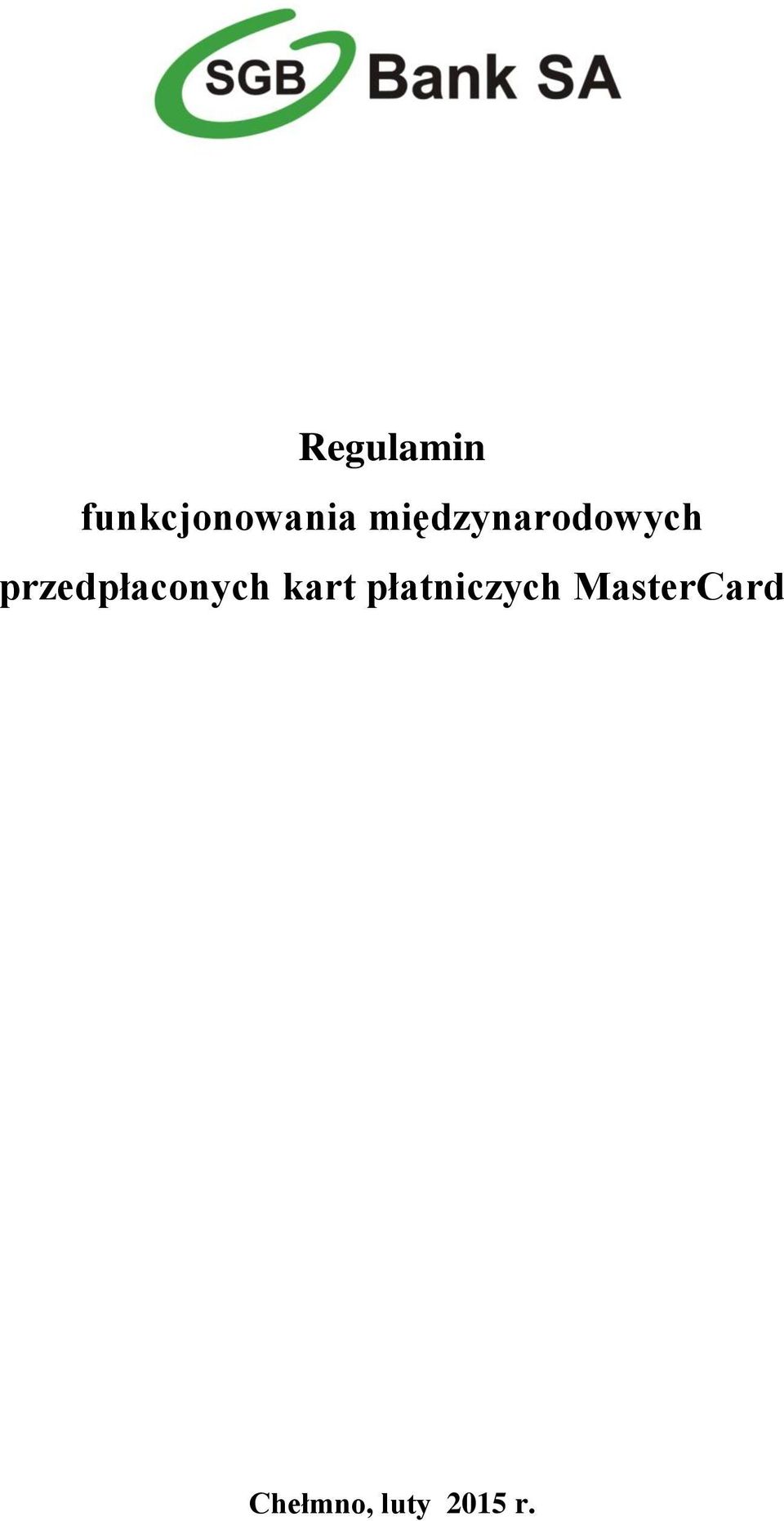 przedpłaconych kart