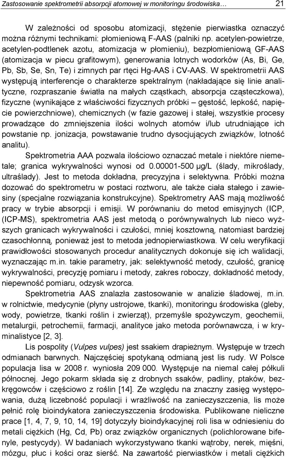 par rtęci Hg-AAS i CV-AAS.