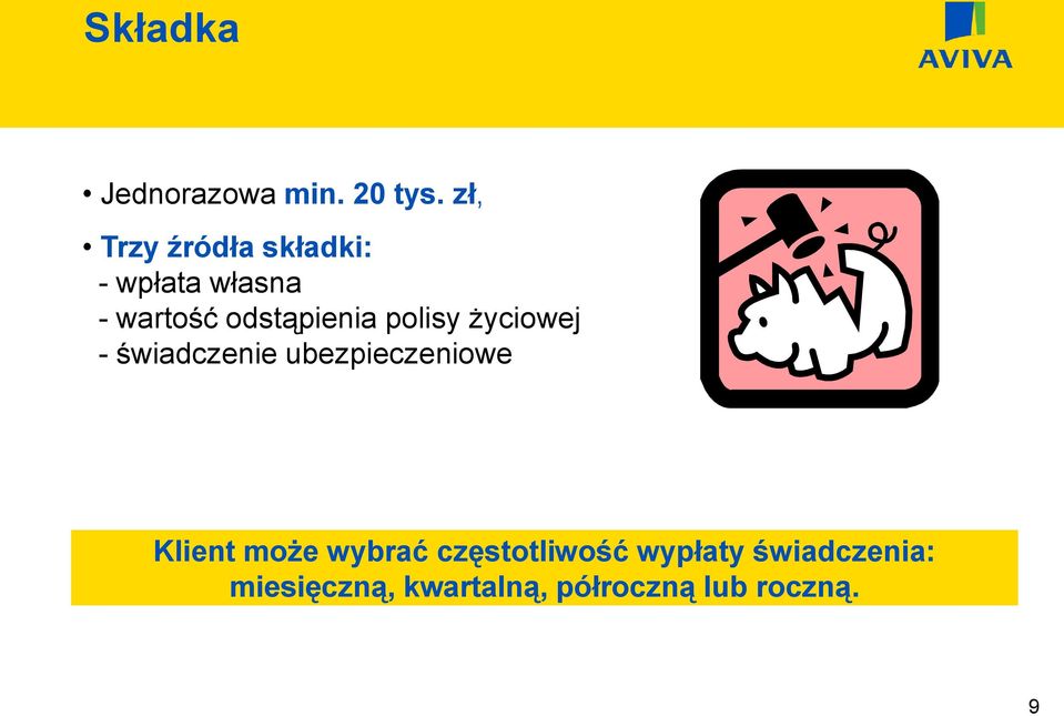 odstąpienia polisy życiowej - świadczenie ubezpieczeniowe