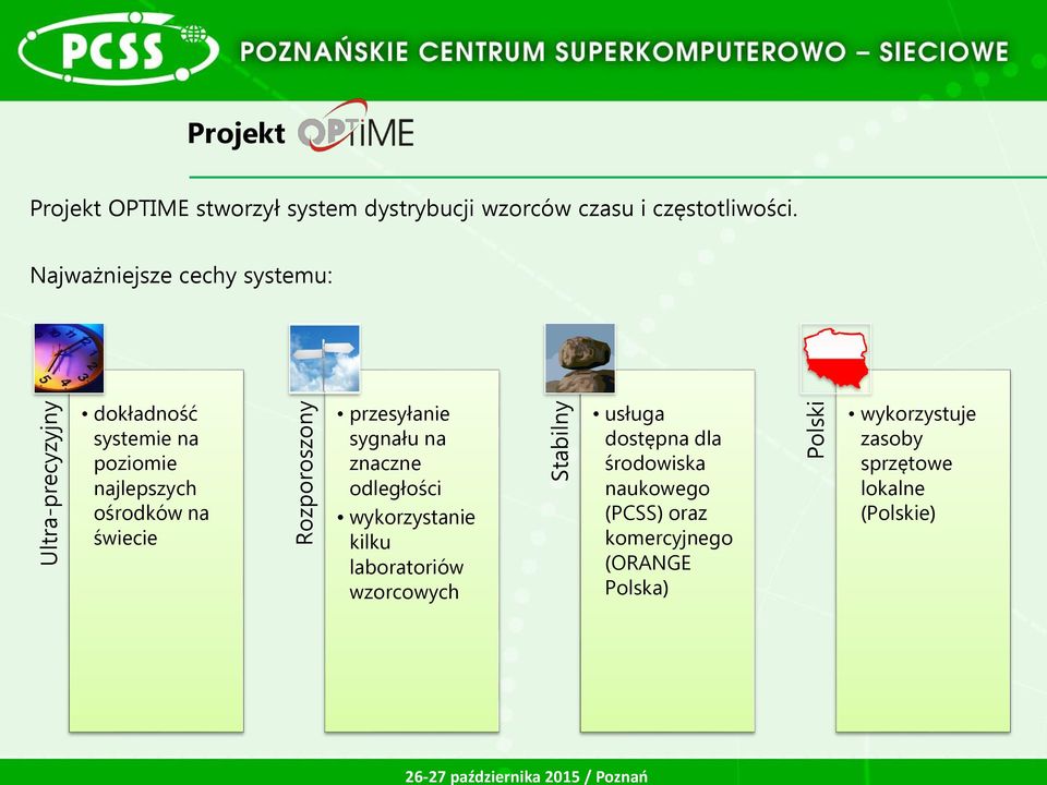 Najważniejsze cechy systemu: dokładność systemie na poziomie najlepszych ośrodków na świecie przesyłanie sygnału na