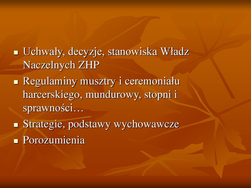 ceremoniału harcerskiego, mundurowy,