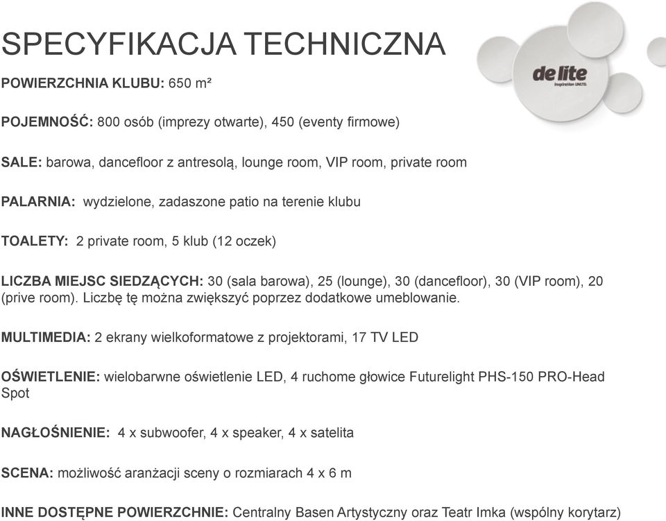 Liczbę tę można zwiększyć poprzez dodatkowe umeblowanie.