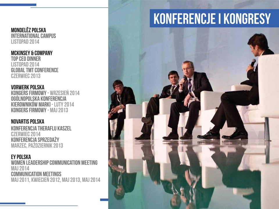 2014 Kongers firmowy - Maj 2013 Novartis PolSKA Konferencja Theraflu Kaszel czerwiec 2014 Konferencja sprzedaży Marzec,