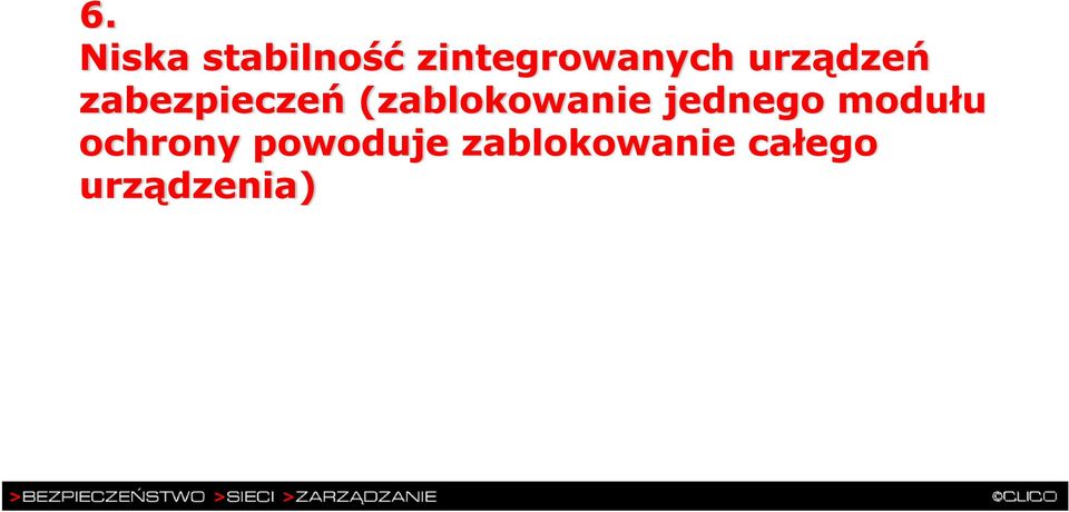 zabezpieczeń (zablokowanie