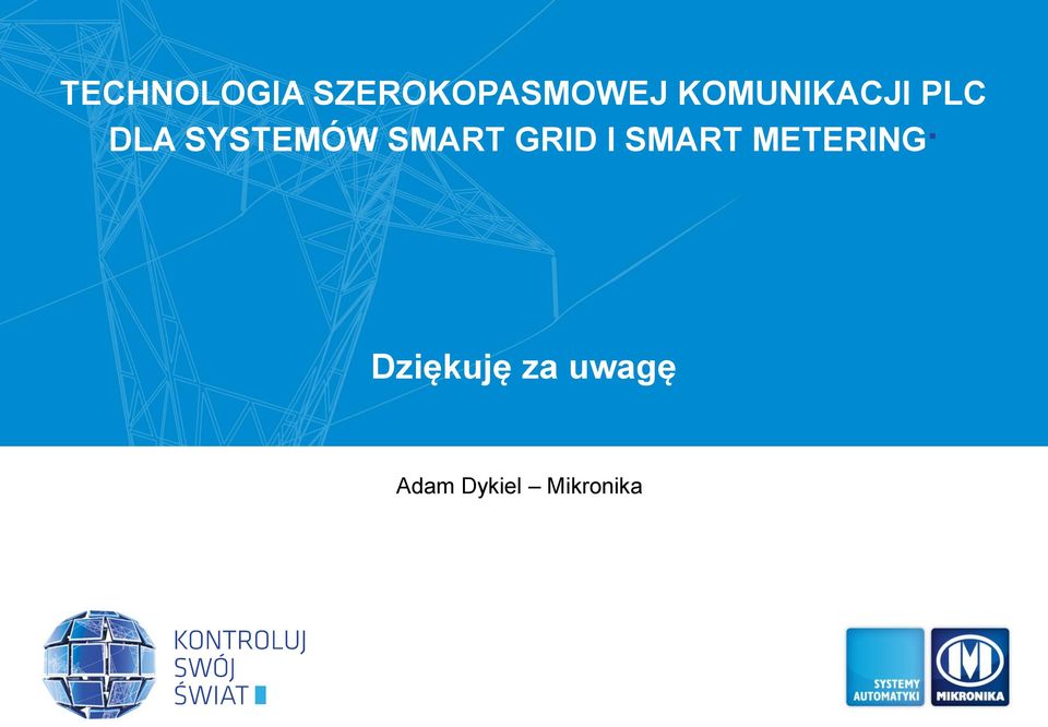 SMART GRID I SMART METERING.