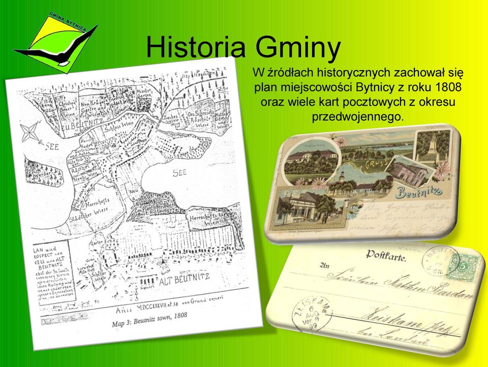 miejscowości Bytnicy z roku 1808