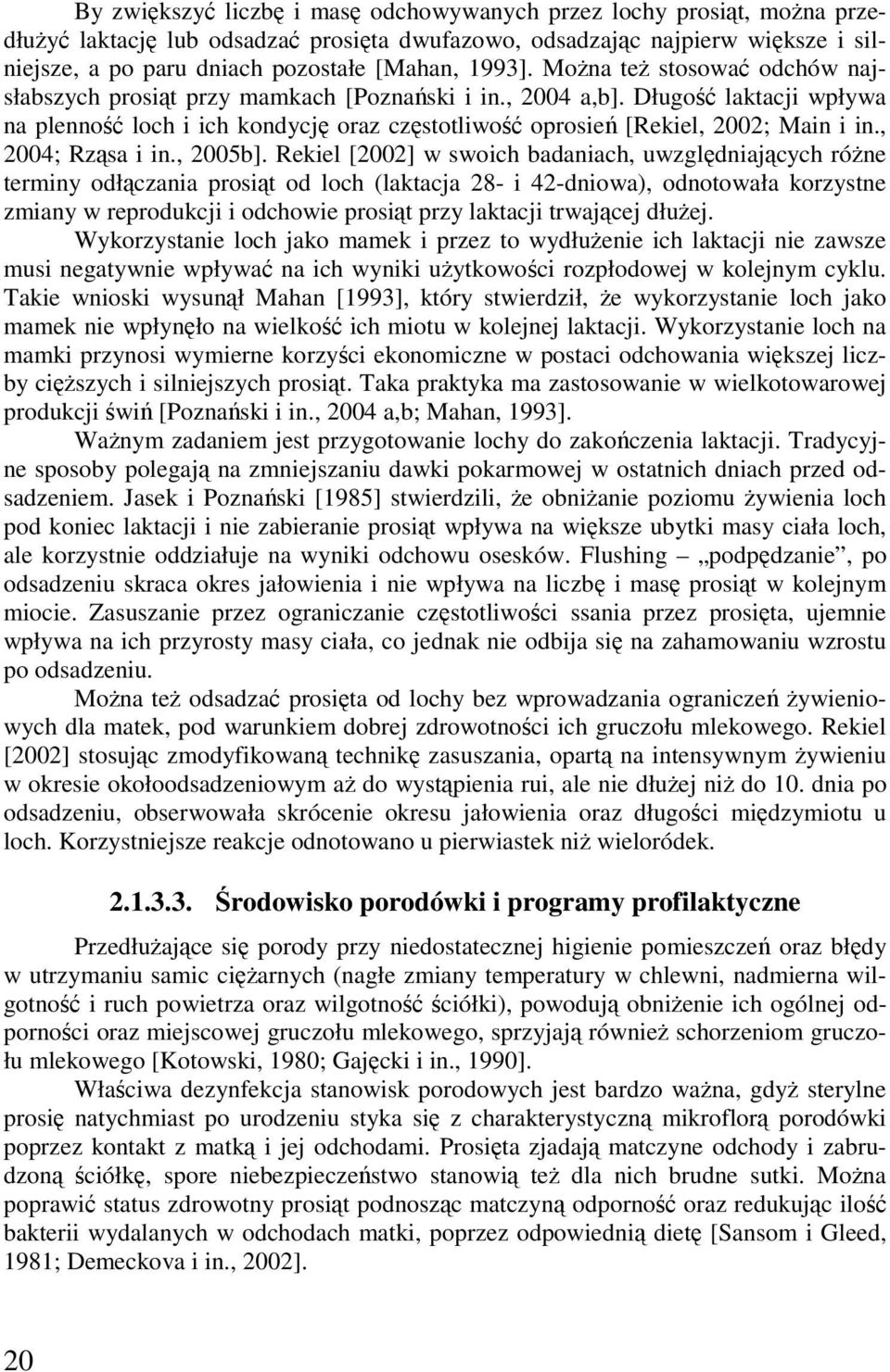 , 2004; Rząsa i i., 2005b].