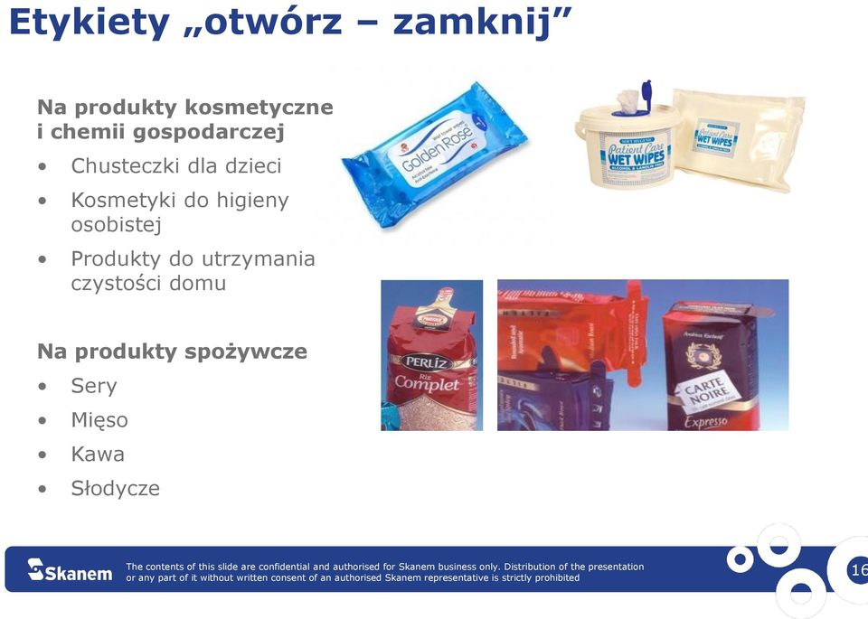 do higieny osobistej Produkty do utrzymania