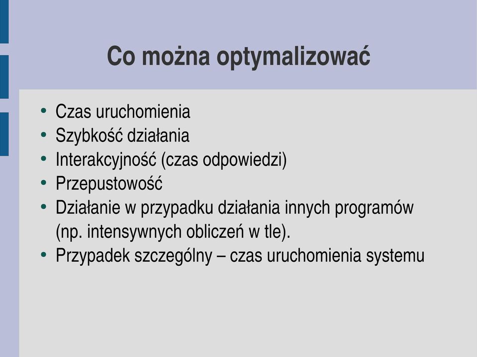 przypadku działania innych programów (np.