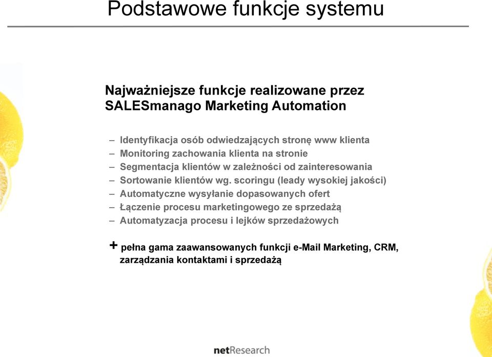 Sortowanie klientów wg.