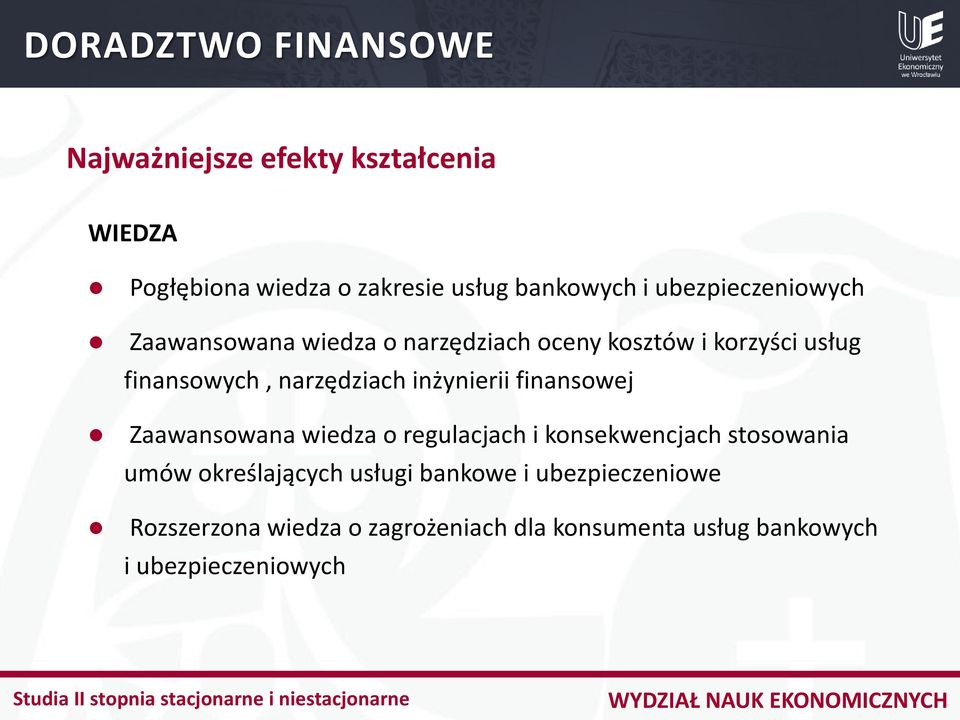 narzędziach inżynierii finansowej Zaawansowana wiedza o regulacjach i konsekwencjach stosowania umów