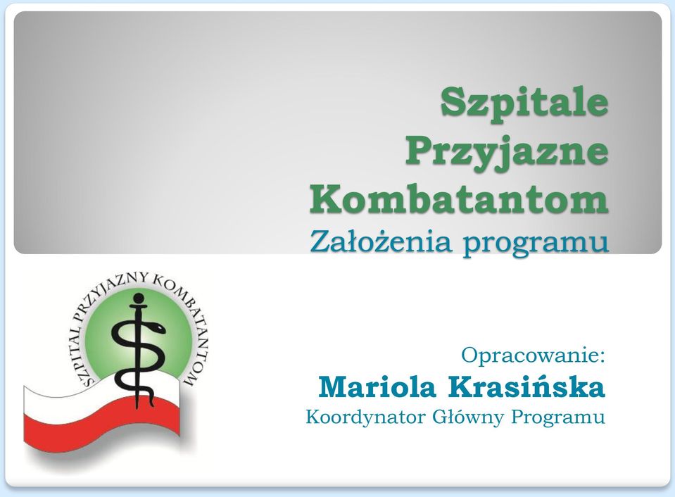 programu Opracowanie: