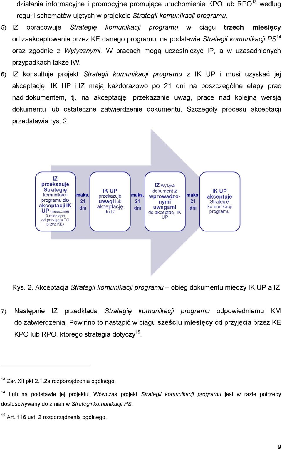 W pracach mogą uczestniczyć IP, a w uzasadnionych przypadkach także IW. 6) IZ konsultuje projekt Strategii komunikacji programu z IK UP i musi uzyskać jej akceptację.