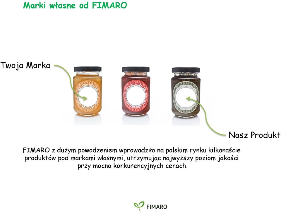 produktów pod markami własnymi, utrzymując najwyższy