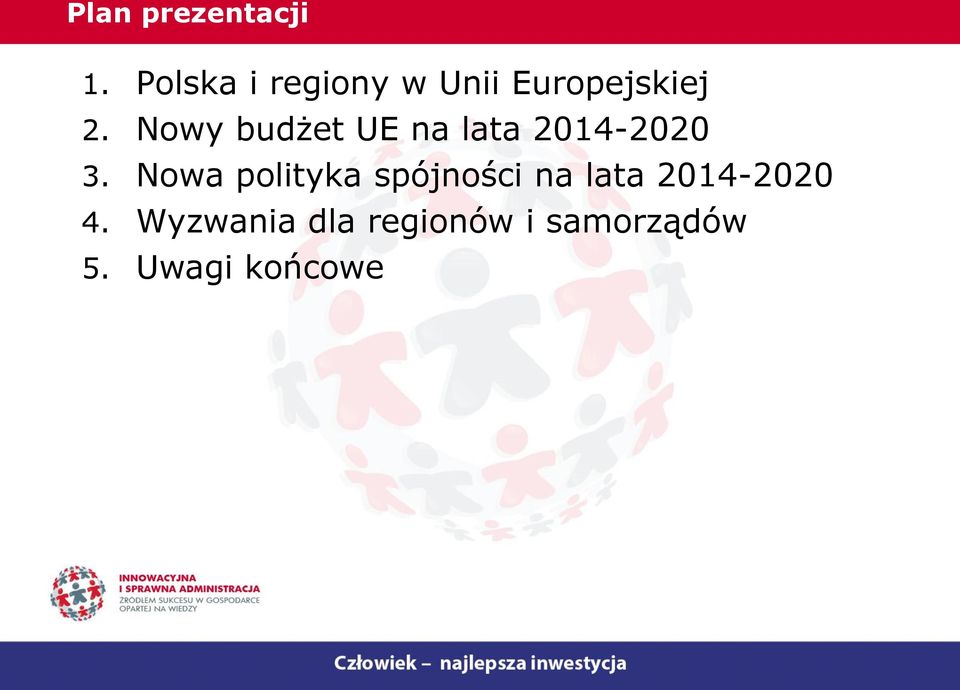 Nowy budżet UE na lata 2014-2020 3.