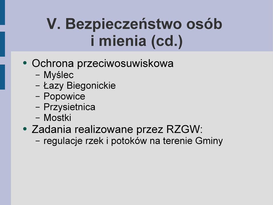 Biegonickie Popowice Przysietnica Mostki