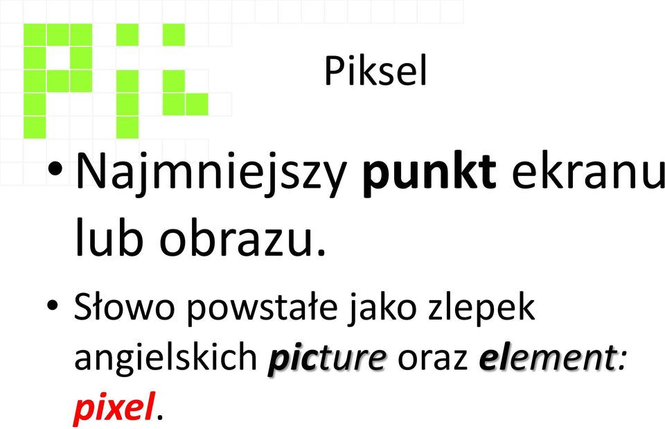 Słowo powstałe jako zlepek