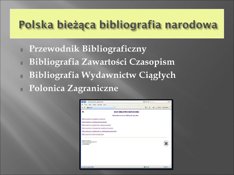 Czasopism Bibliografia