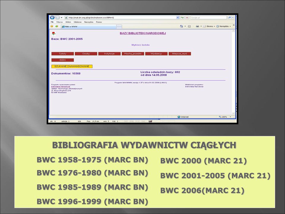 (MARC BN) BWC 1996-1999 (MARC BN) BWC 2000