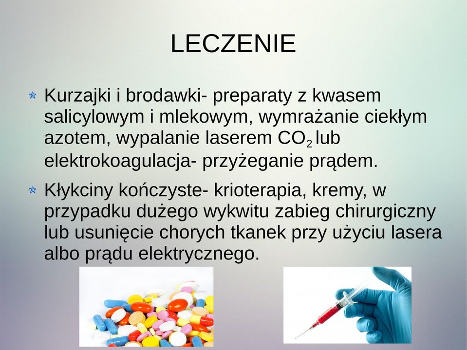 przyżeganie prądem.