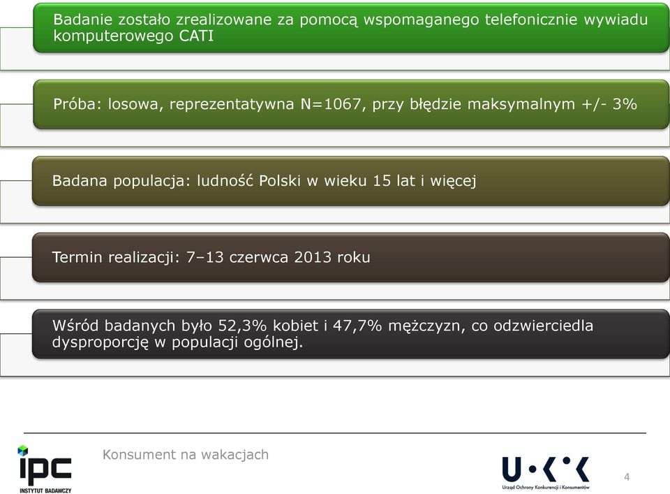 populacja: ludność Polski w wieku 15 lat i więcej Termin realizacji: 7 13 czerwca 2013 roku