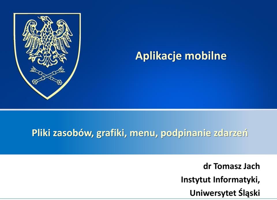 podpinanie zdarzeń dr Tomasz