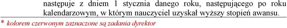 którym nauczyciel uzyskał wyższy stopień