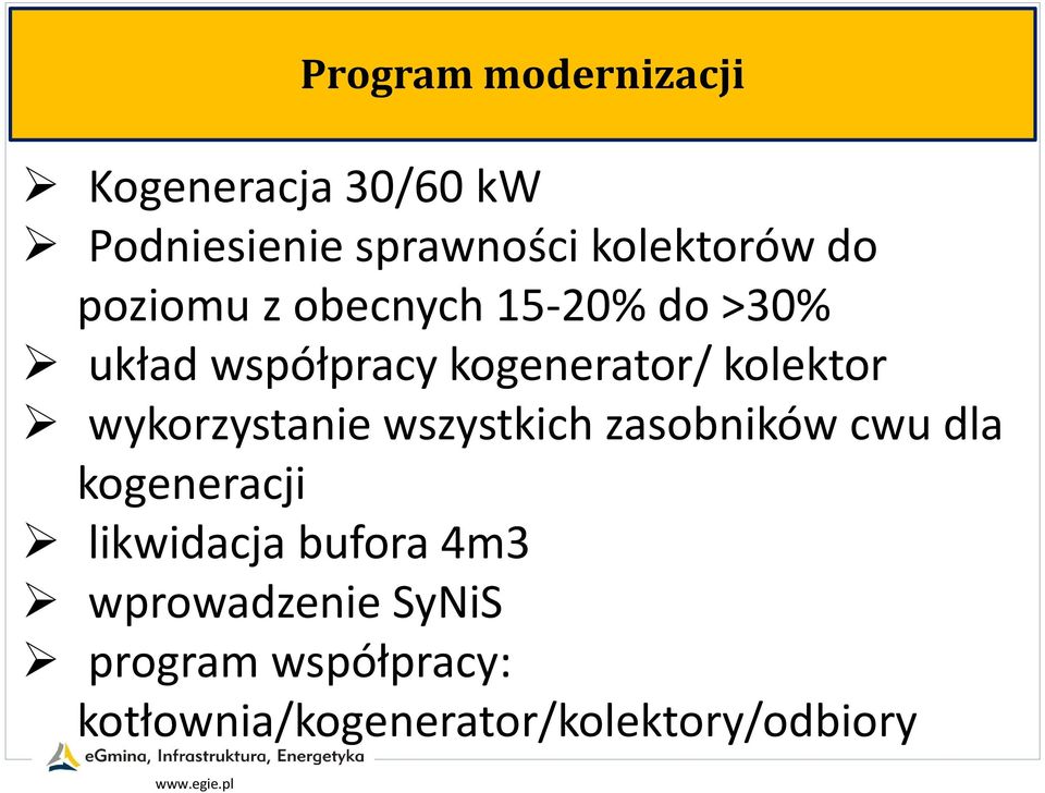 wykorzystanie wszystkich zasobników cwu dla kogeneracji likwidacja bufora 4m3