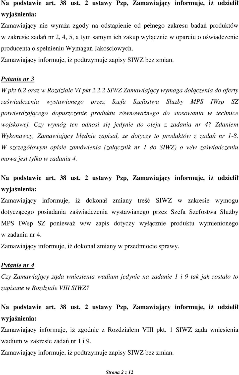 oraz w Rozdziale VI pkt 2.