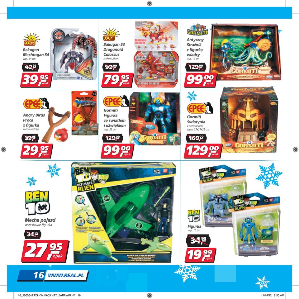 12 cm 1, Angry Birds Proca z figurką różne rodzaje Gormiti Figurka ze światłem i dźwiękiem wys.